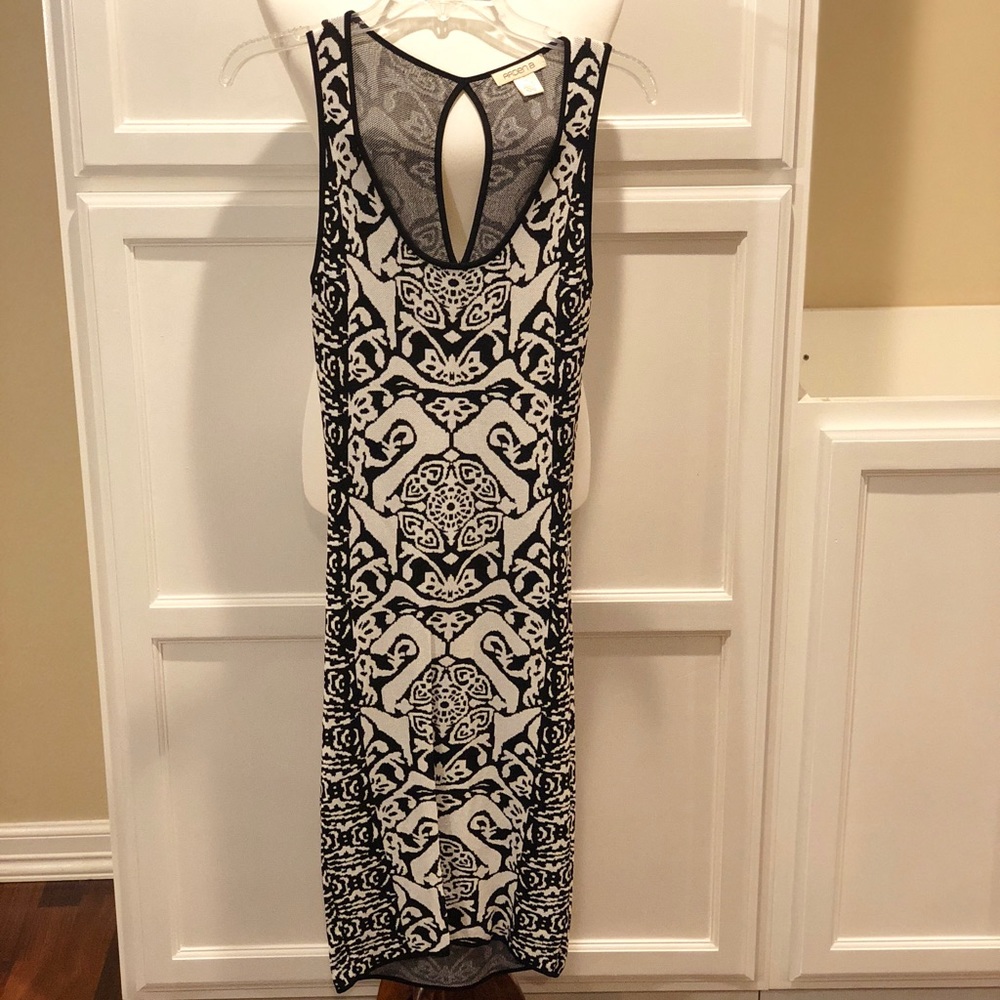 Gorgeous Arden B black and white fitted dress